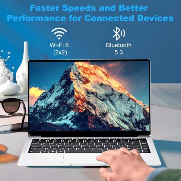 HP 2025 15.6" Touchscreen Laptop, with Office Pro Lifetime License, Intel 13th Core i3-1315U(Up to 4.5GHz), 32 GB RAM, 1 TB SSD, Intel UHD Graphics, Anti-Glare, Windows 11 Pro, w/Accessories - Image 6