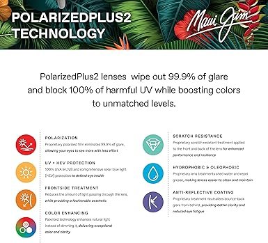 Maui Jim Men's and Women's Makaha Polarized Universal Fit Rimless Reading Sunglasses - Image 5