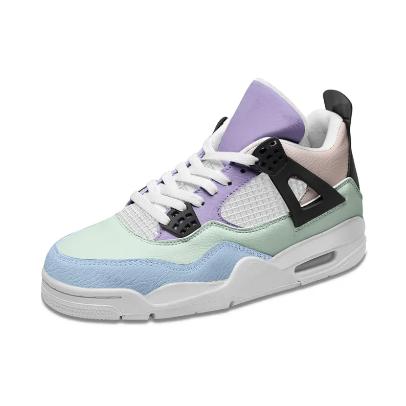 Men's/Women's Pastel Colorblock High Top Sneakers