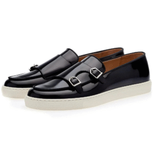 SUPERGLAMOUROUS TANGERINE 7 MEN'S SHOES CALF-SKIN LEATHER SLIP-ON SKATE SNEAKER