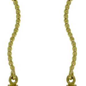 Galaxy Gold GG 14k Solid Gold Dangle Earrings with Emeralds