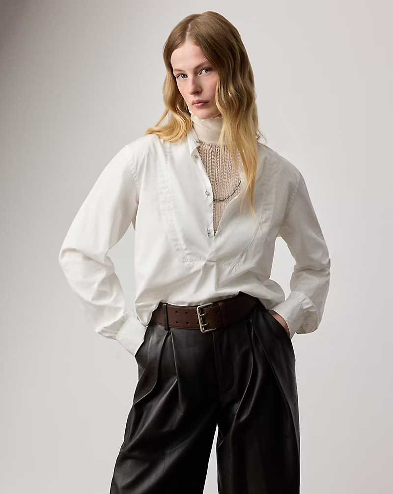 Abbie Cotton Broadcloth Blouse