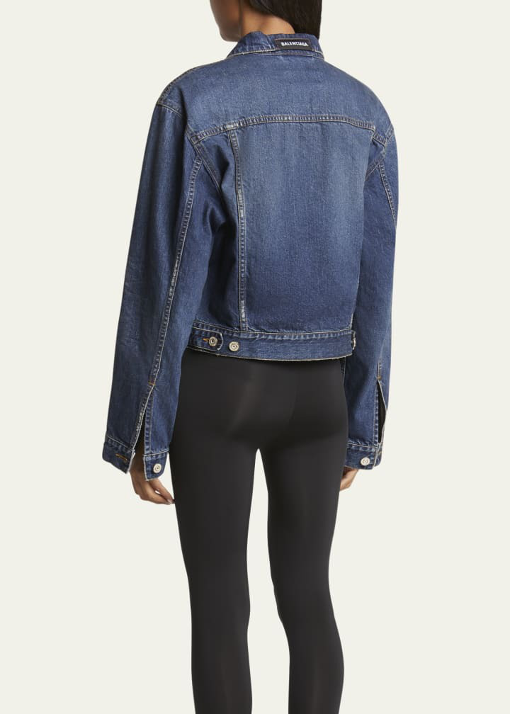 BALENCIAGADenim Small Fit Jacket - Image 2