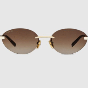 GUCCI Frameless oval sunglasses