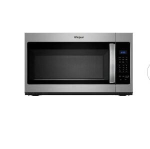 Whirlpool - 1.7 Cu. Ft. Over-the-Range Microwave - Stainless steel
