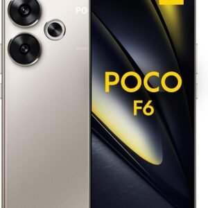 Xiaomi Poco F6 5G + 4G LTE 256GB + 8GB Global Version Unlocked 6.67" 120Hz 50Mp Triple Camera (Tmobile Mint Tello & Global) + (w/Fast Car 51W Bundle) (Titanium Global ROM